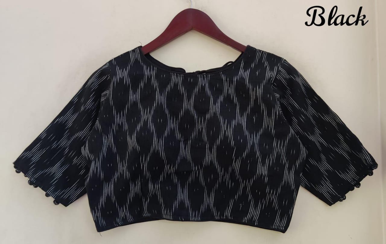 Pure Ikkat Cotton Blouse