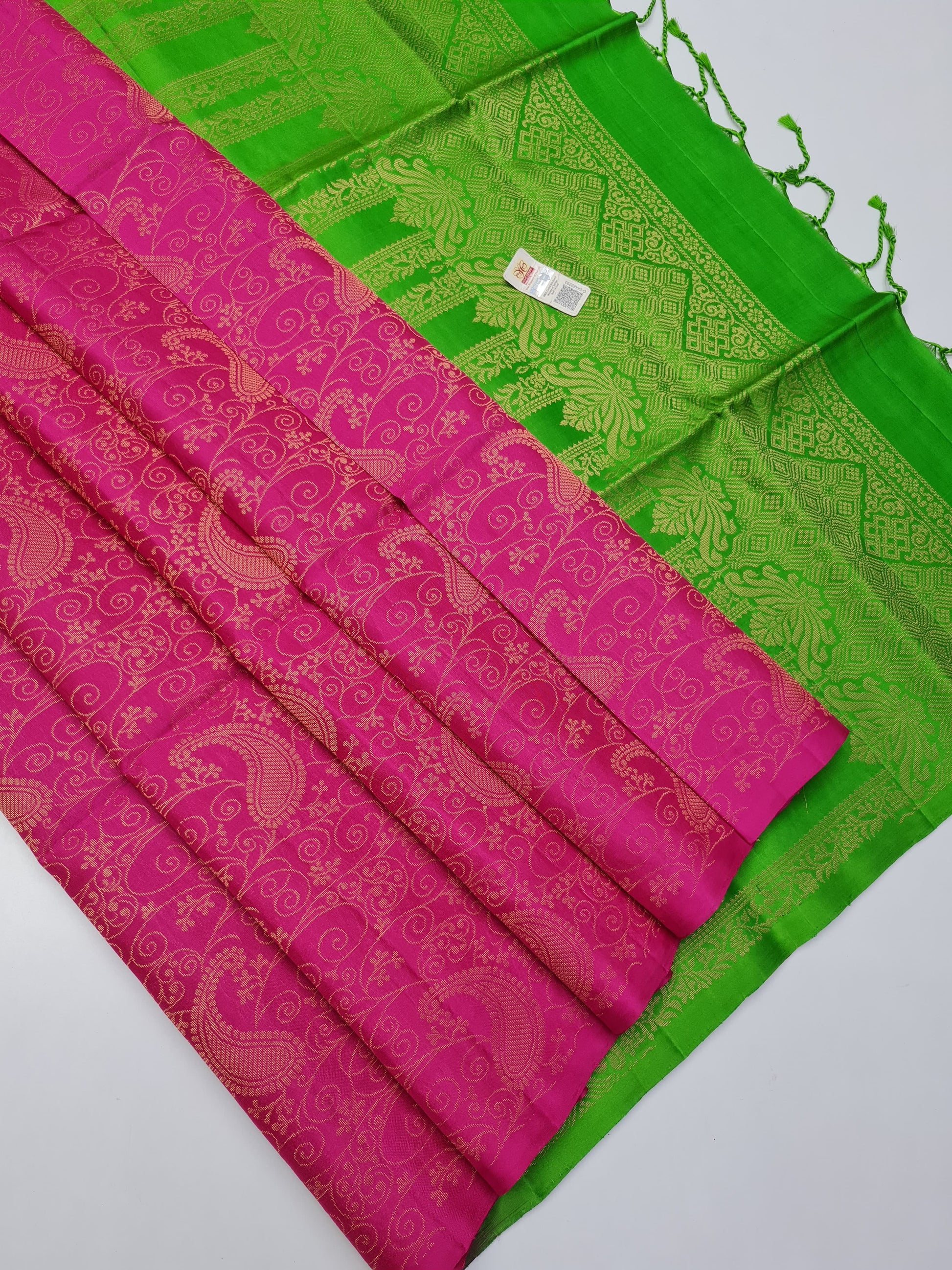 Pure Kanchipuram Jacquard Soft Silk Saree