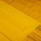 Pure Kanchipuram Yellow Colour Silk Plain Saree