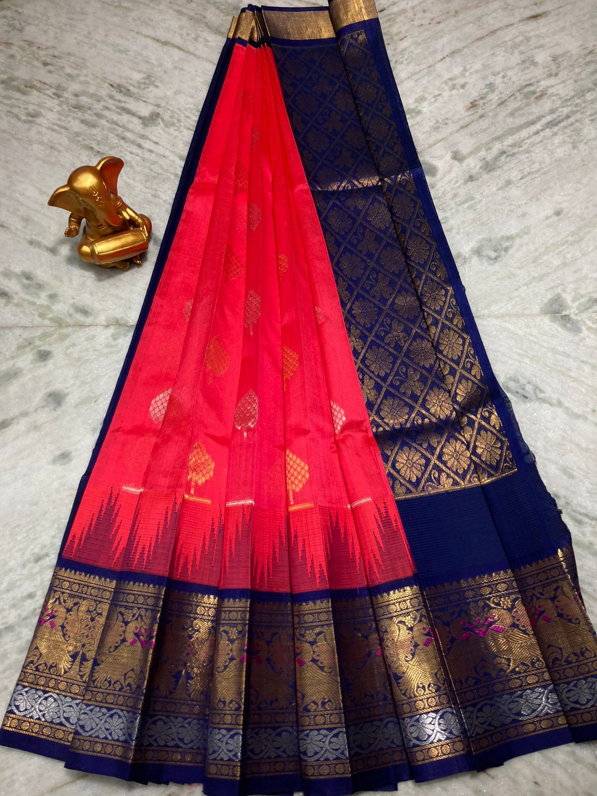 Designer One piece Pure Soft Silk Pattu Saree Designs – TheDesignerSaree