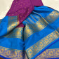 Pure mysore crepe silk 120 grm thickness saree