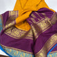 Pure mysore crepe silk 120 grm thickness saree