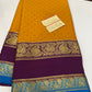 Pure mysore crepe silk 120 grm thickness saree