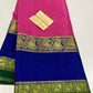 Pure mysore crepe silk 120 grm thickness saree