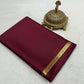 Mango border pure mysore silk saree