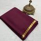 Mango border pure mysore silk saree
