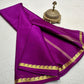 Mango border pure mysore silk saree