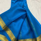 Mango border pure mysore silk saree