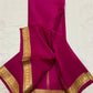 Mango border pure mysore silk saree