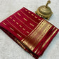 Pure mysore crepe silk butta work saree