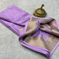 Pure mysore crepe silk butta work saree