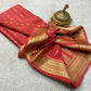Pure mysore crepe silk butta work saree