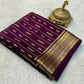Pure mysore crepe silk butta work saree