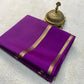 Pure mysore crepe silk checked saree