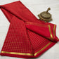 Pure mysore crepe silk checked saree