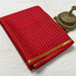 Pure mysore crepe silk checked saree