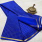 Pure mysore crepe silk checked saree
