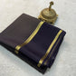 Pure mysore crepe silk checked saree
