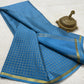 Pure mysore crepe silk checked saree