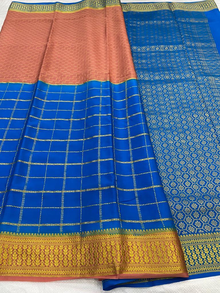 Pure Mysore Crepe Silk Saree