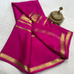 Pure mysore crepe silk saree
