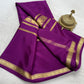 Pure mysore crepe silk saree