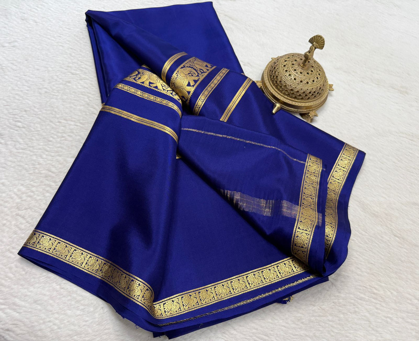 Pure mysore crepe silk saree