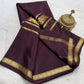 Pure mysore crepe silk saree