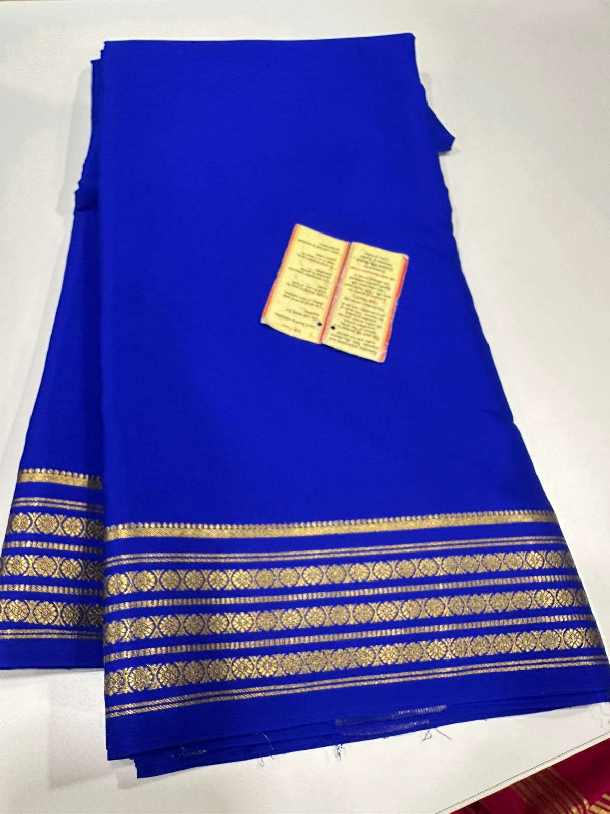 Pure mysore silk solid color saree