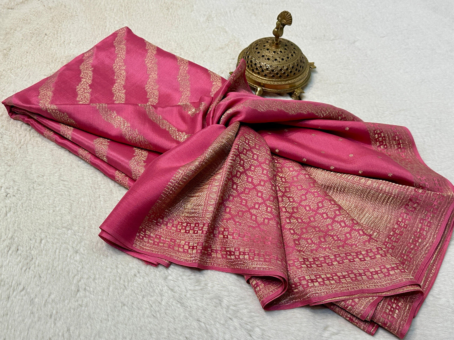 Pure Mysore Crepe Silk Saree