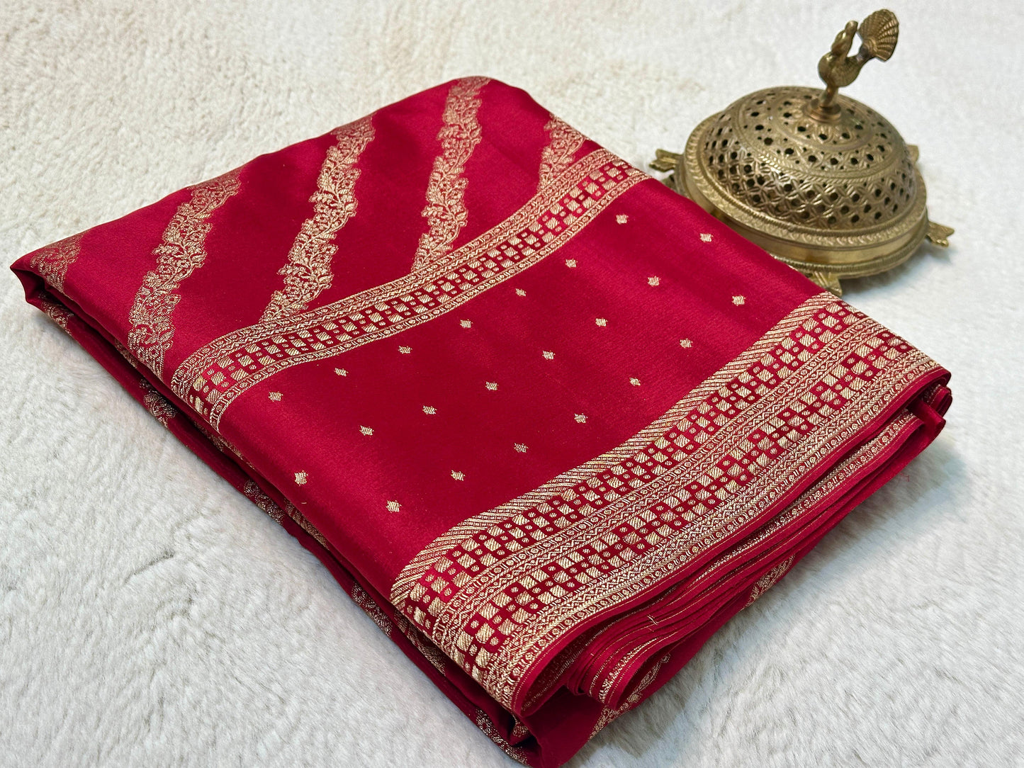 Pure Mysore Crepe Silk Saree
