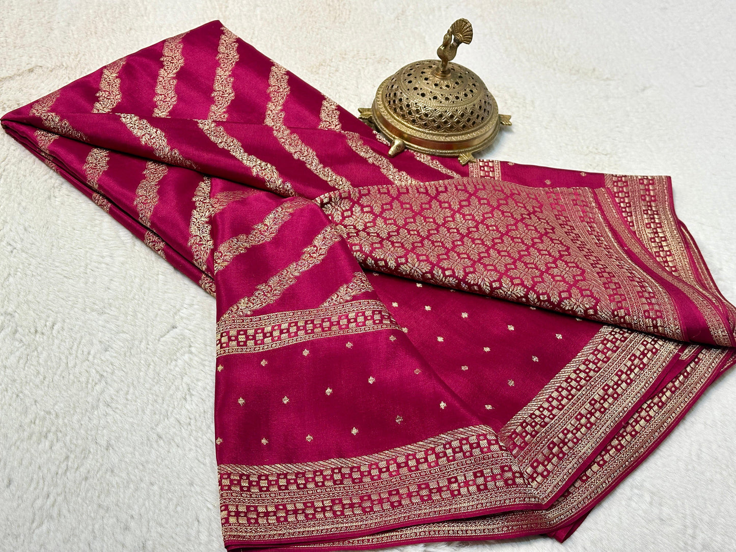 Pure Mysore Crepe Silk Saree