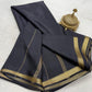 Pure Mysore Crepe Silk Small Border Saree