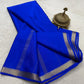 Pure Mysore Crepe Silk Small Border Saree