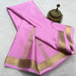 Pure Mysore Crepe Silk Small Border Saree
