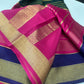 Pure mysore silk 120 gram zari lined saree