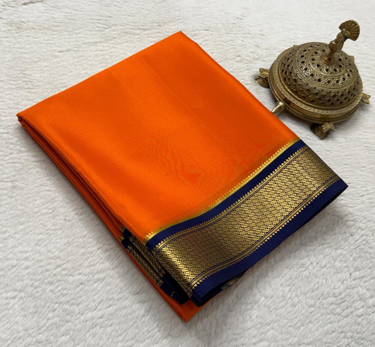 Pure mysore silk 120 count saree