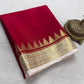 Pure mysore silk 100 gram thickness peacock border saree