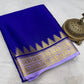 Pure mysore silk 100 gram thickness peacock border saree