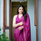 Pure mysore silk 120 gram zari lined saree