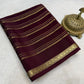 Pure mysore silk 120 gram zari lined saree