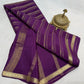 Pure mysore silk 120 gram zari lined saree