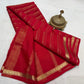 Pure mysore silk 120 gram zari lined saree