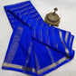 Pure mysore silk 120 gram zari lined saree