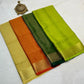 Pure mysore silk 120 gram solid color saree