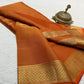 Pure mysore silk 120 gram solid color saree