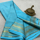 Pure mysore silk checked with butta work 120 grm thickness saree
