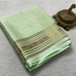 Pure mysore silk checked with butta work 120 grm thickness saree