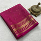 Pure mysore silk checked with butta work 120 grm thickness saree