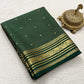Pure mysore silk checked with butta work 120 grm thickness saree